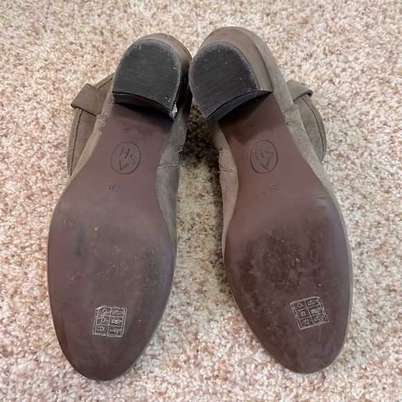 Ash Spiral Mid Heel Suede Booties - Picture 5 of 5